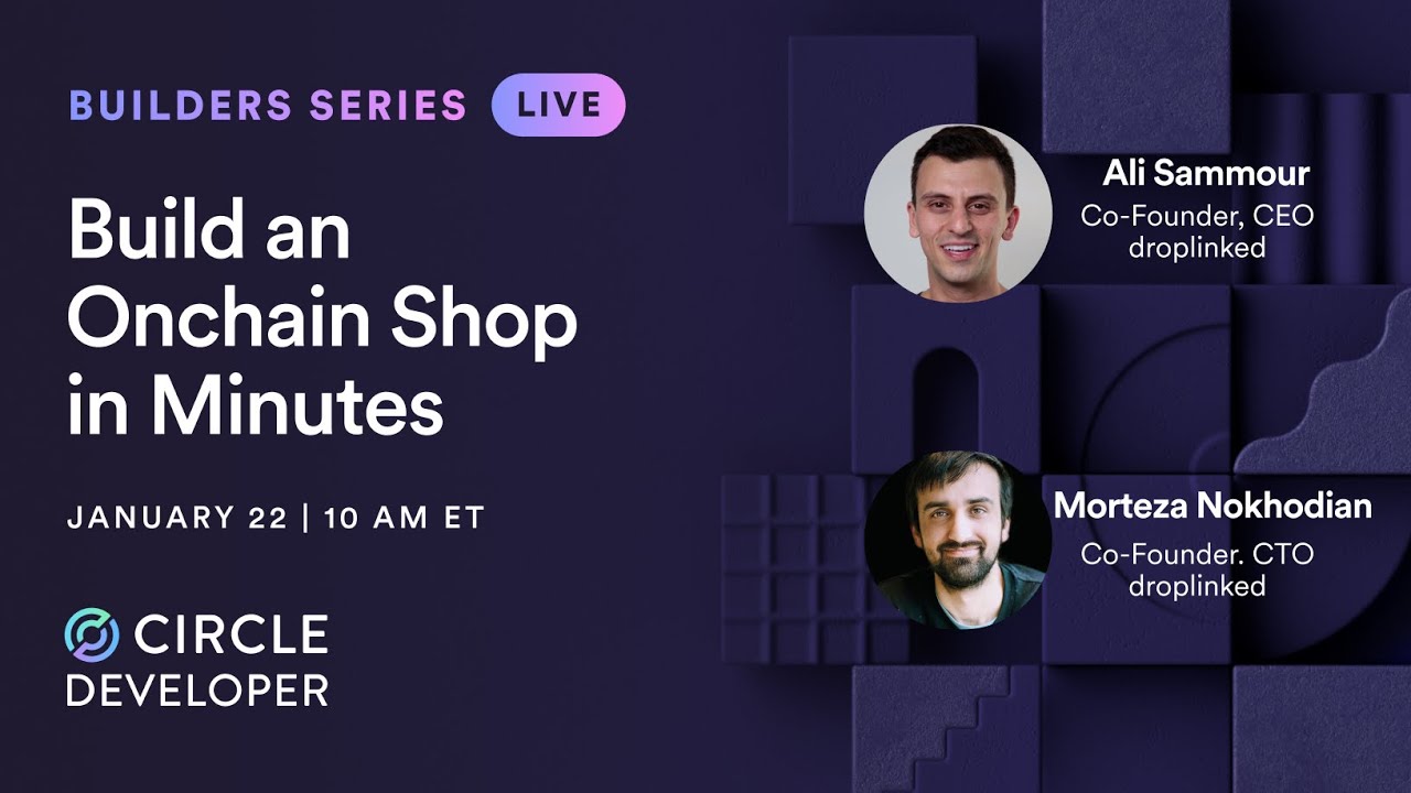 Build an Onchain Shop And Accept USDC in Minutes | droplinked | Builder Series Live