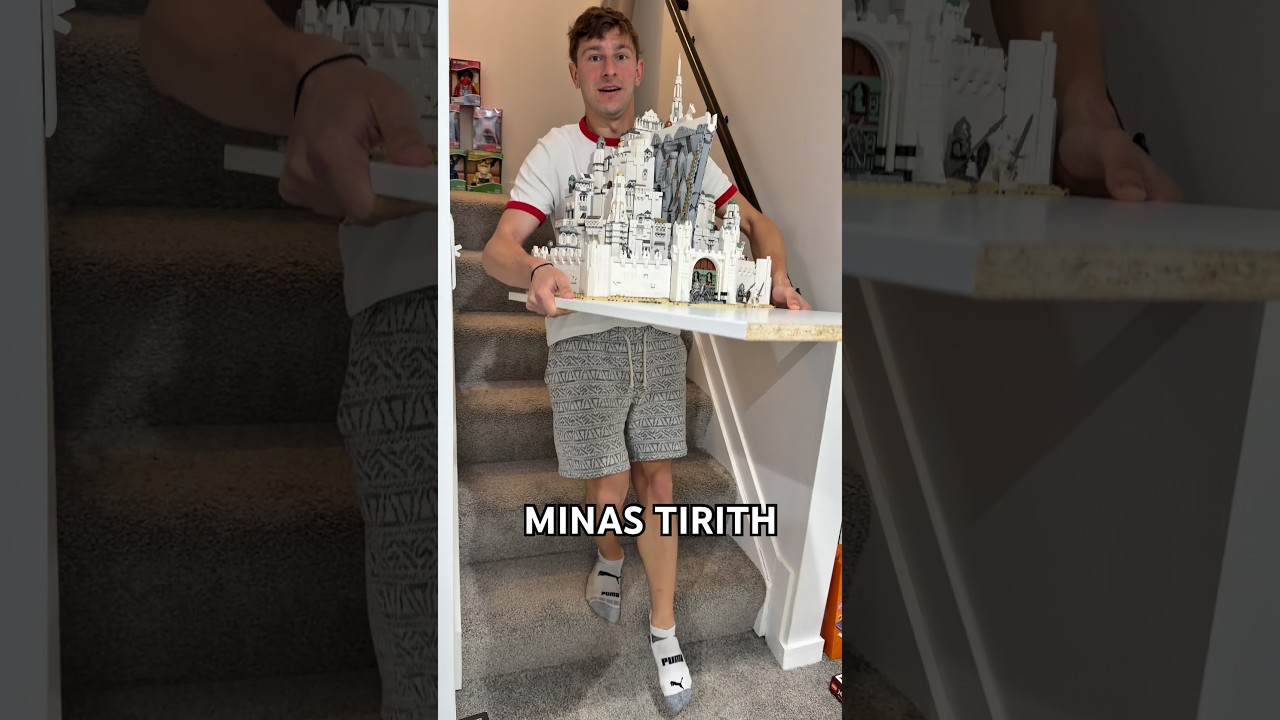 Минас Тирит из &laquo;Властелина колец&raquo; в моей комнате с LEGO