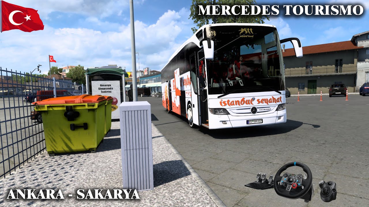 ETS 2 1.43 // MERCEDES TOURISMO // ANKARA - SAKARYA // ROEXTENDED 2.9