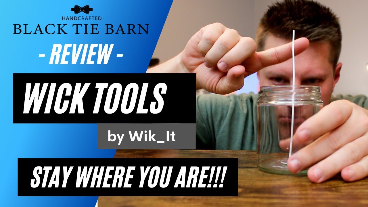 Keep Your Wicks Centered with These | Review of Wik_It (Dzign Haus)  | Wick tools for Candle Making