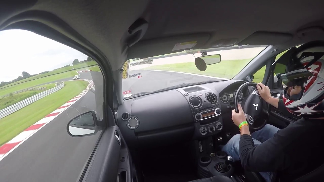 Oulton Park in Mitsubishi Colt Ralliart