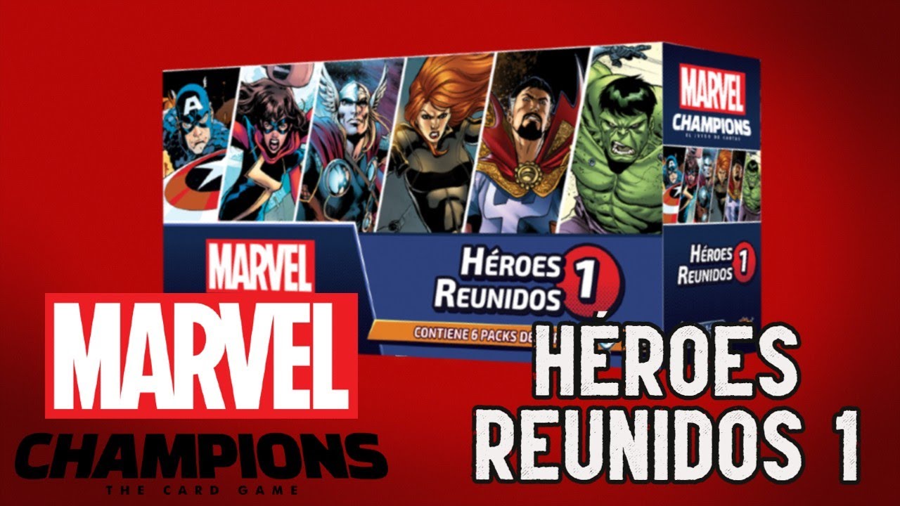 Unboxing Héroes Unidos 1 Marvel Champions