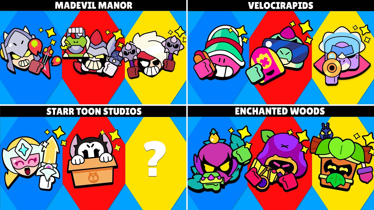 All Trios In Brawl Stars | Madevil Manor & More