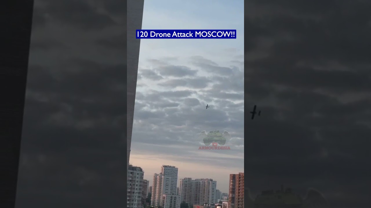 Hundreds of Ukrainian Drone Attack Hits Moscow!!