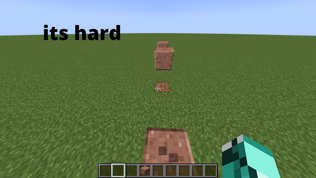 Building Minecraft Parkour course