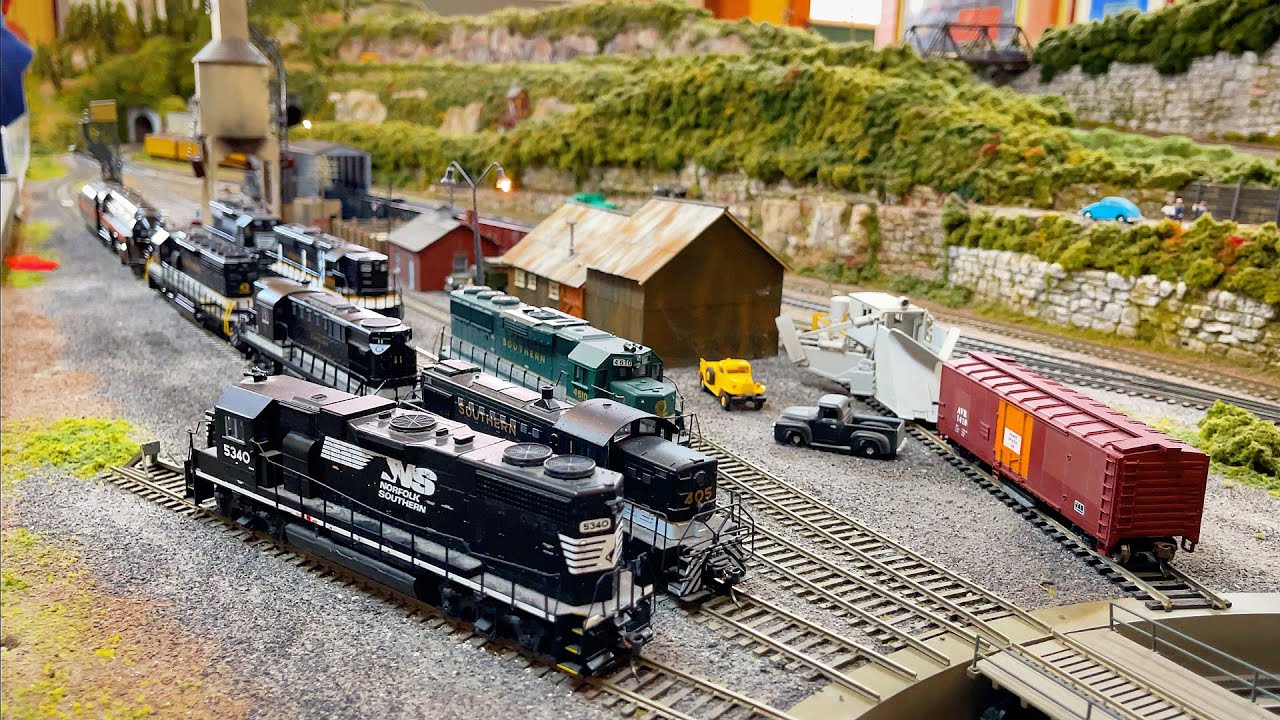The Apple Valley Model Railroad Club Private Model Railroad HO Scale Train Layout