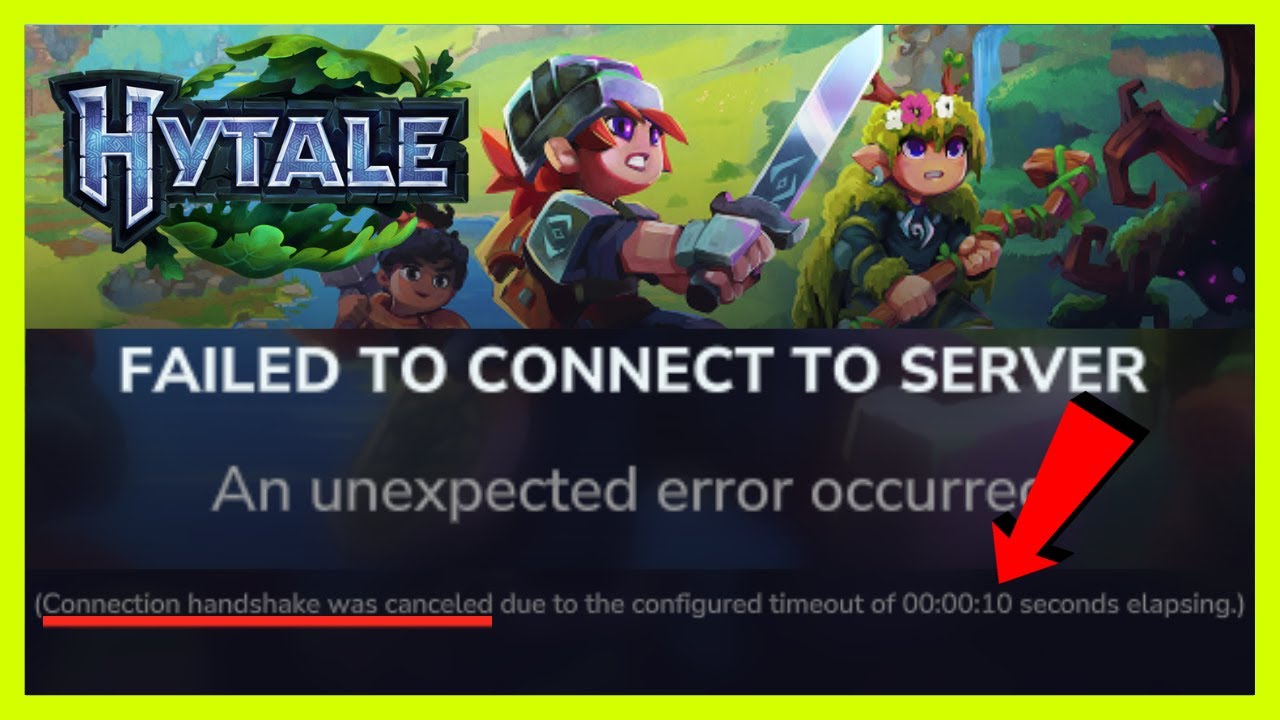 Исправлена ​​ошибка, из-за которой соединение Hytale было отменено из-за превышения установленног...