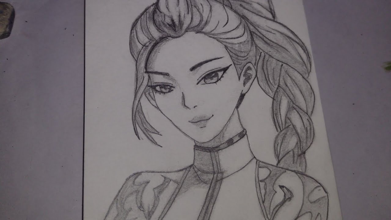 anime drawing ✨💕draw with me