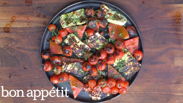 Grilled Halloumi With Watermelon | BA Summer Grilling Manual