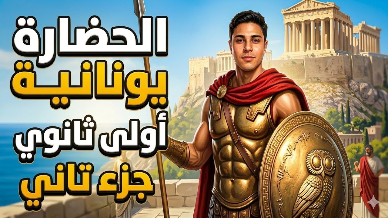 الحضارة اليونانية / اولي ثانوي / جزء تاني 