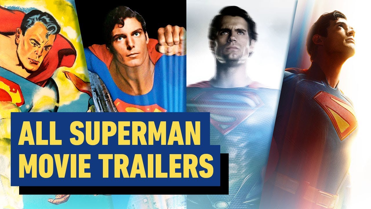 Every Live Action Superman Movie Trailer | 1948 - 2025