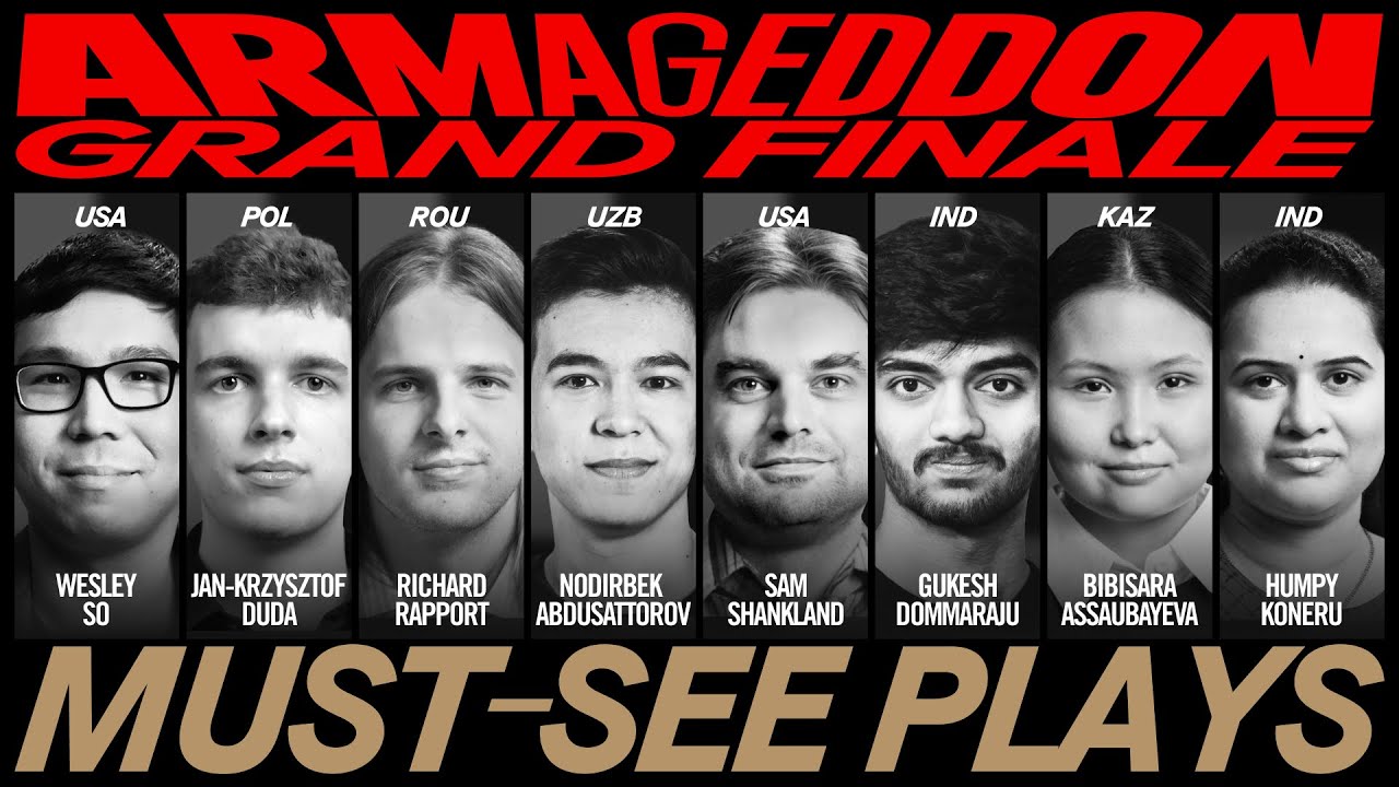 Checkmate in a Hurry: Armageddon Grand Finale Best Moments! Gukesh, So, Rapport, Abdusattorov, Duda