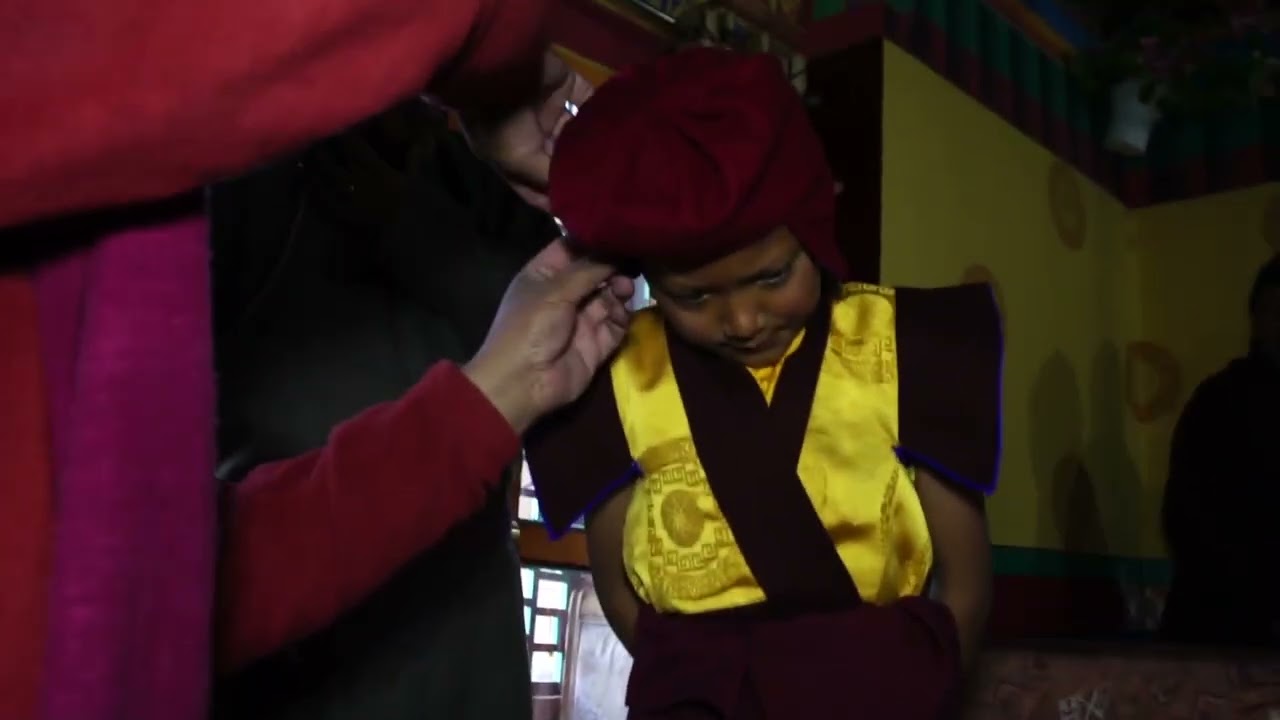 GOMCHEN  RINPOCHEY  FIRST  NAMZA WEARING CEREMONY on 6 Nov 2019 