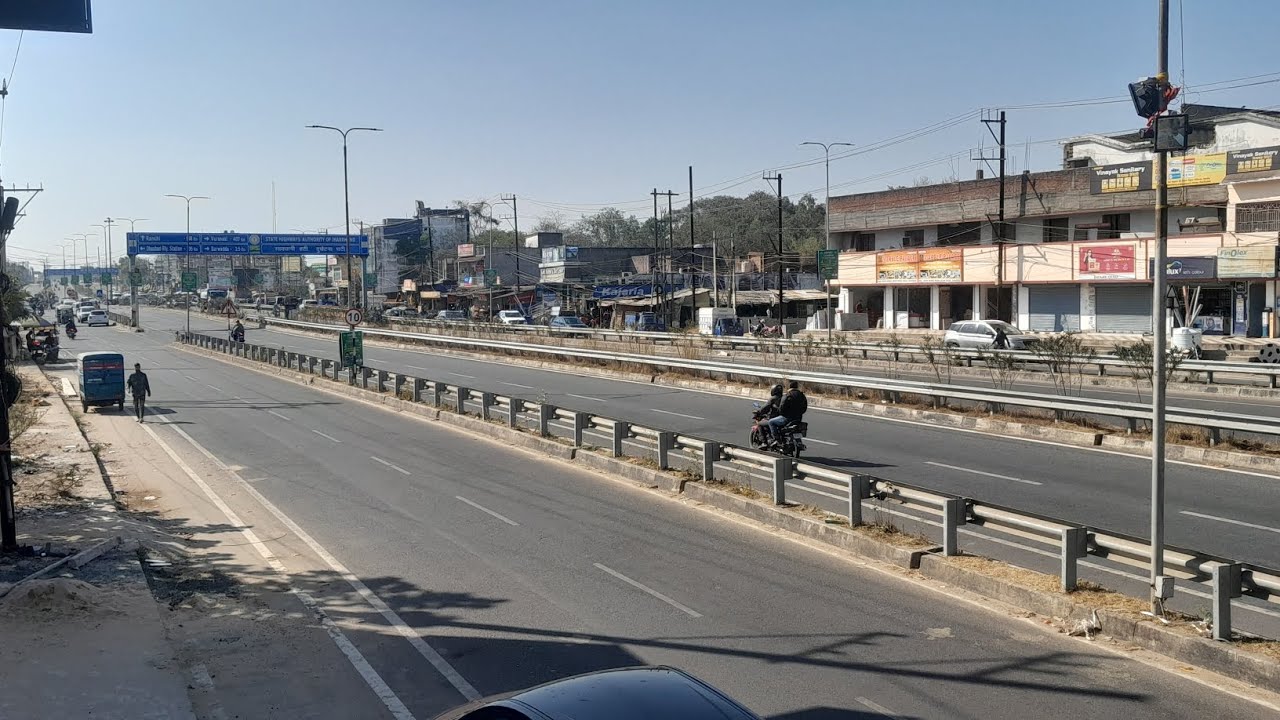 Jharkhand Dhanbad first eight  line road 8 line scene