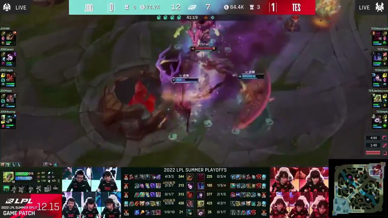 Jackeylove turns GODMODE on the cusp of defeat (TES vs JDG)
