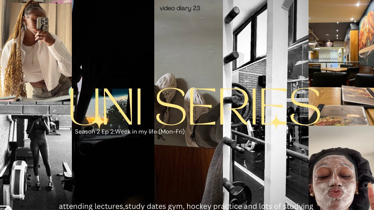UNI SERIES S2EP2 Week in my life[Mon-Fri]Study date,gym,lectures,hockey|SA YouTuber