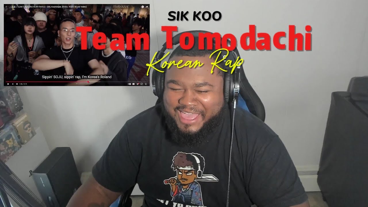 (Reaction) チーム友達 | TEAM TOMODACHI (KR Remix) - 200, Koominjae, SIVAA, YOSI ( Music Video)