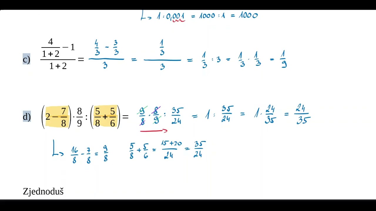 Test z aritmetiky 8 Cermat 2018 PAD
