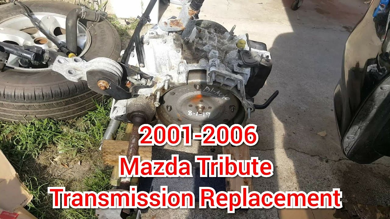 How to replace a mazda tribute transmission 2001-2006