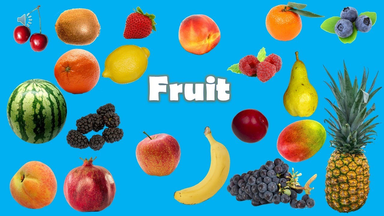Fruit leren met Anna, leer 20 soorten fruit, kan jij al het fruit snel benoemen? / Leren met Anna