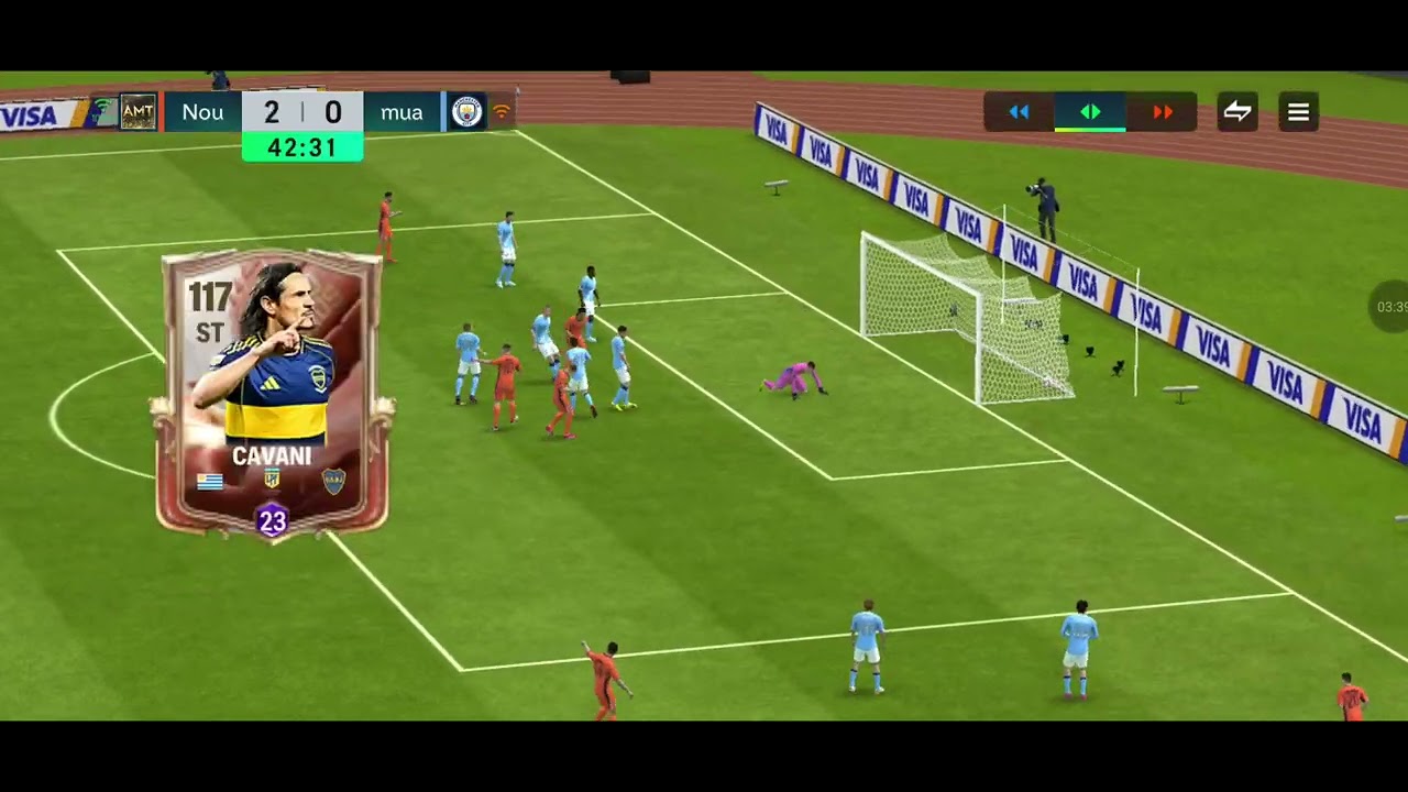 Noureddin ( Netherlands ) v/s Muaz ( Manchester City ). EA Sports. FC Mobile 2026. Football online.