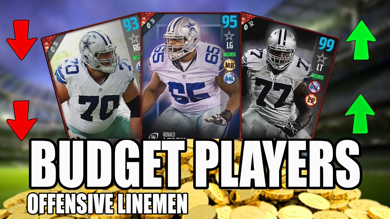 Best Budget Offensive Lineman In Madden 17 Ultimate Team | Over 10K and Under 100K |