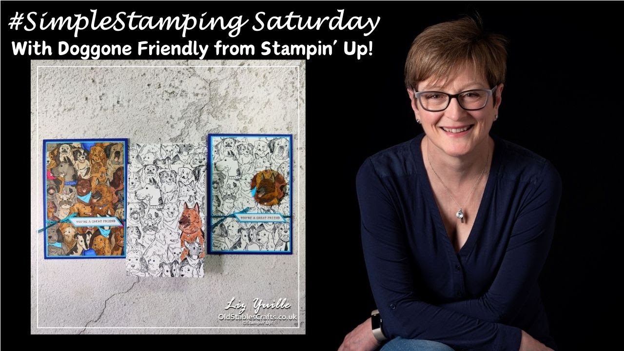 #SimpleStamping Saturday with Doggone Friendly from Stampin' Up!