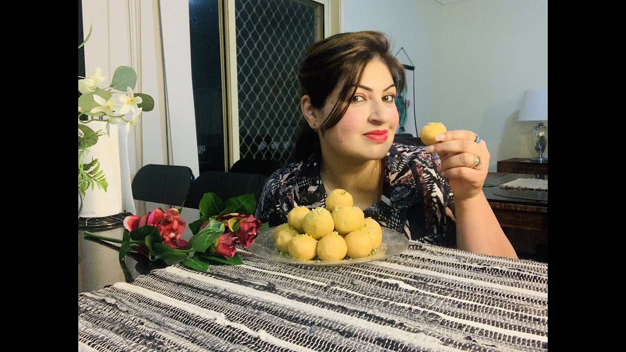 Besan ke laddu recipe in English and Urdu