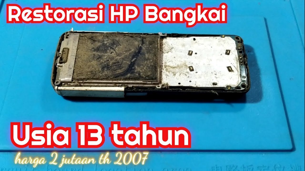 Restorasi HP Bangkai Nokia 6300 usia 13 tahun