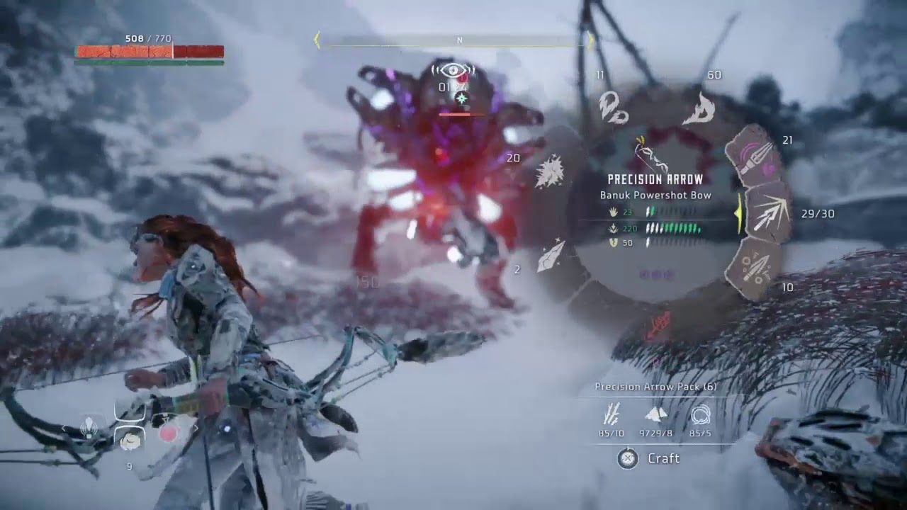 The QUICKEST way to beat the chieftain hunting trials in horizon zero dawn the frozen wilds