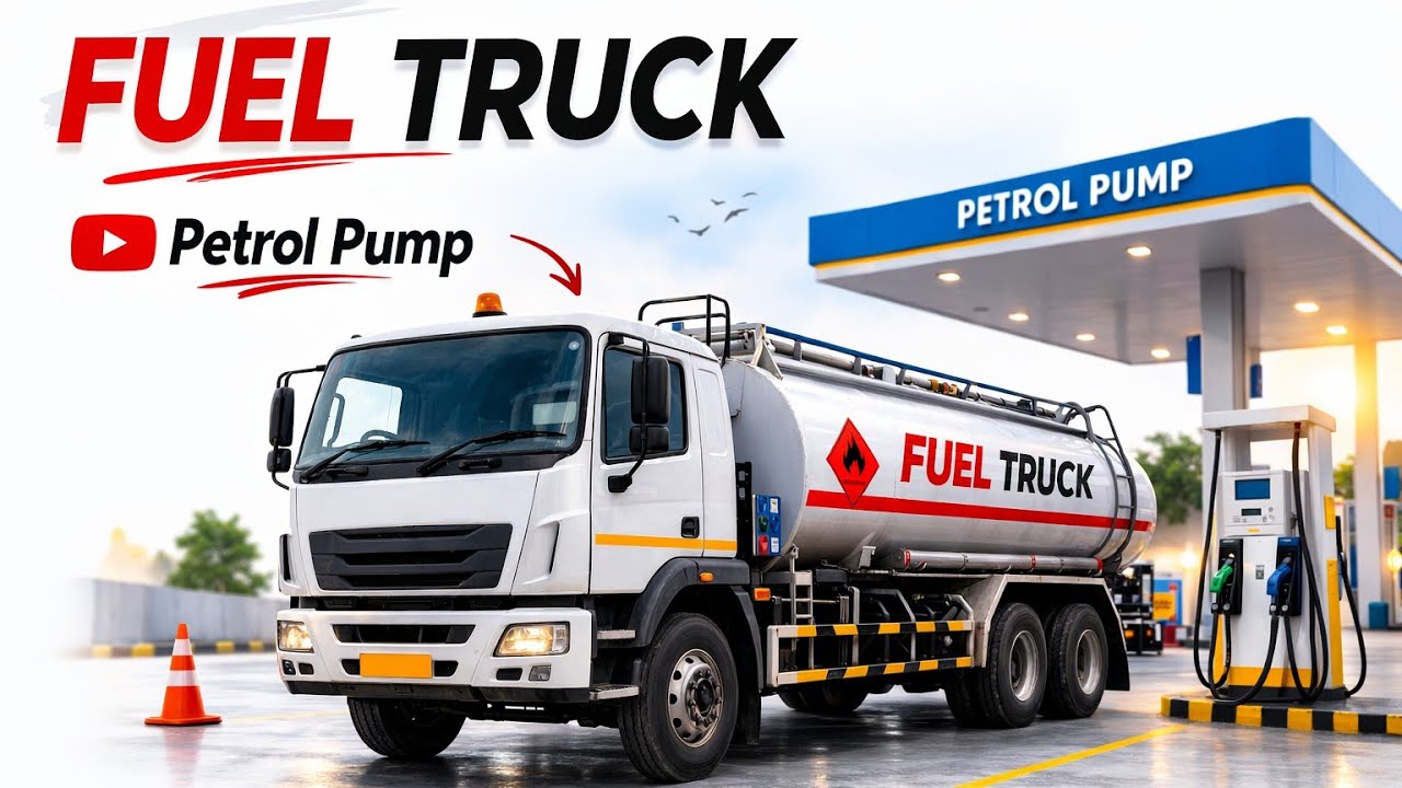 Truck Simulator Game | Fuel Tank Truck Loading & Safe Delivery | Realistic Truck Driving Gameplay 🚛⛽
