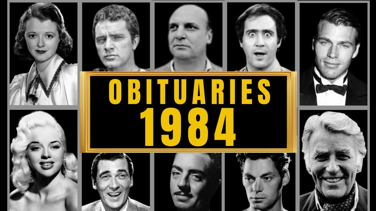 Famous Hollywood Celebrities We've Lost in 1984 - Obituary in 1984 - EP1