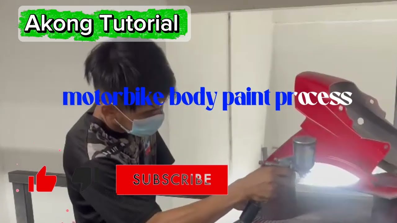 motorbike body paint process