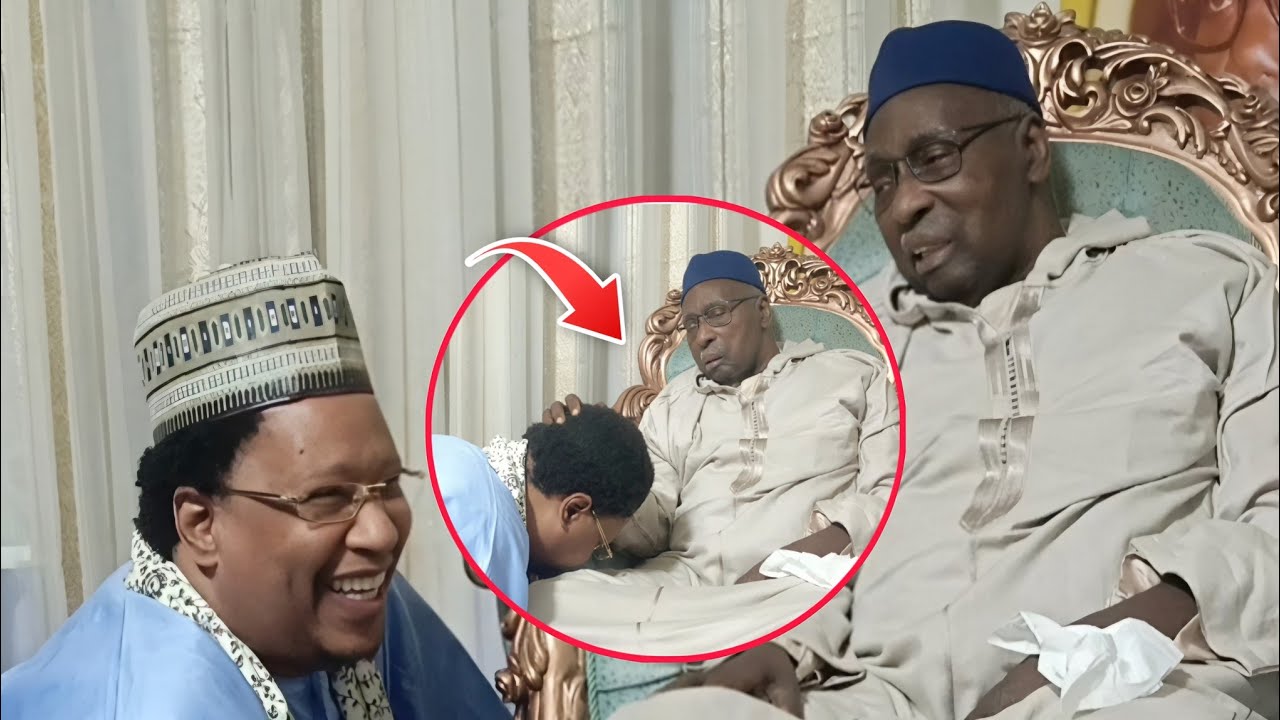 🔴visite de THIERNO cheikh oumar BACHIR chez le khalif général des tidjane serigne babacar sy mansour