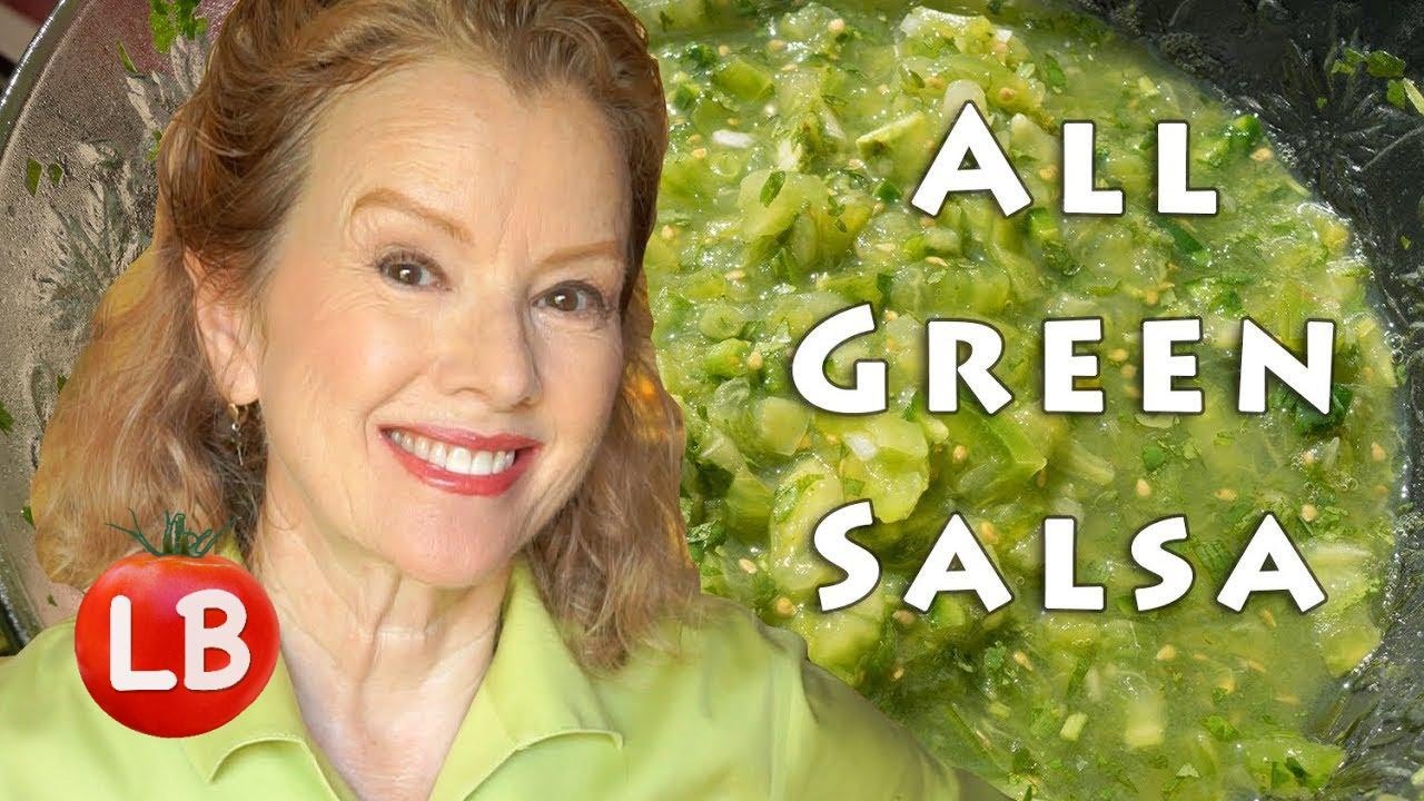 Kaye Cooks | GREEN Tomato Salsa, Super Easy! | Vlog