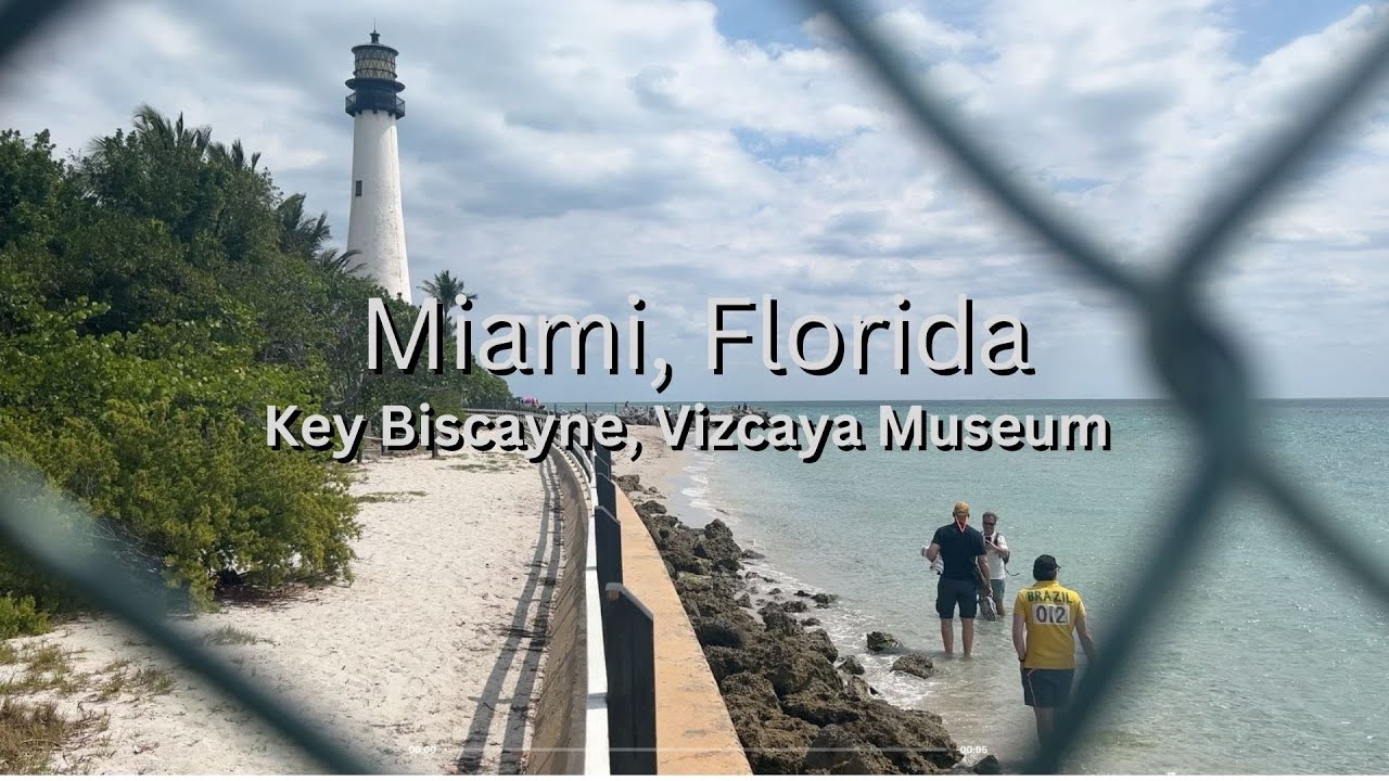 Key Biscayne & Vizcaya, Miami | Beaches, trails, gardens, museums 2024 VLOG