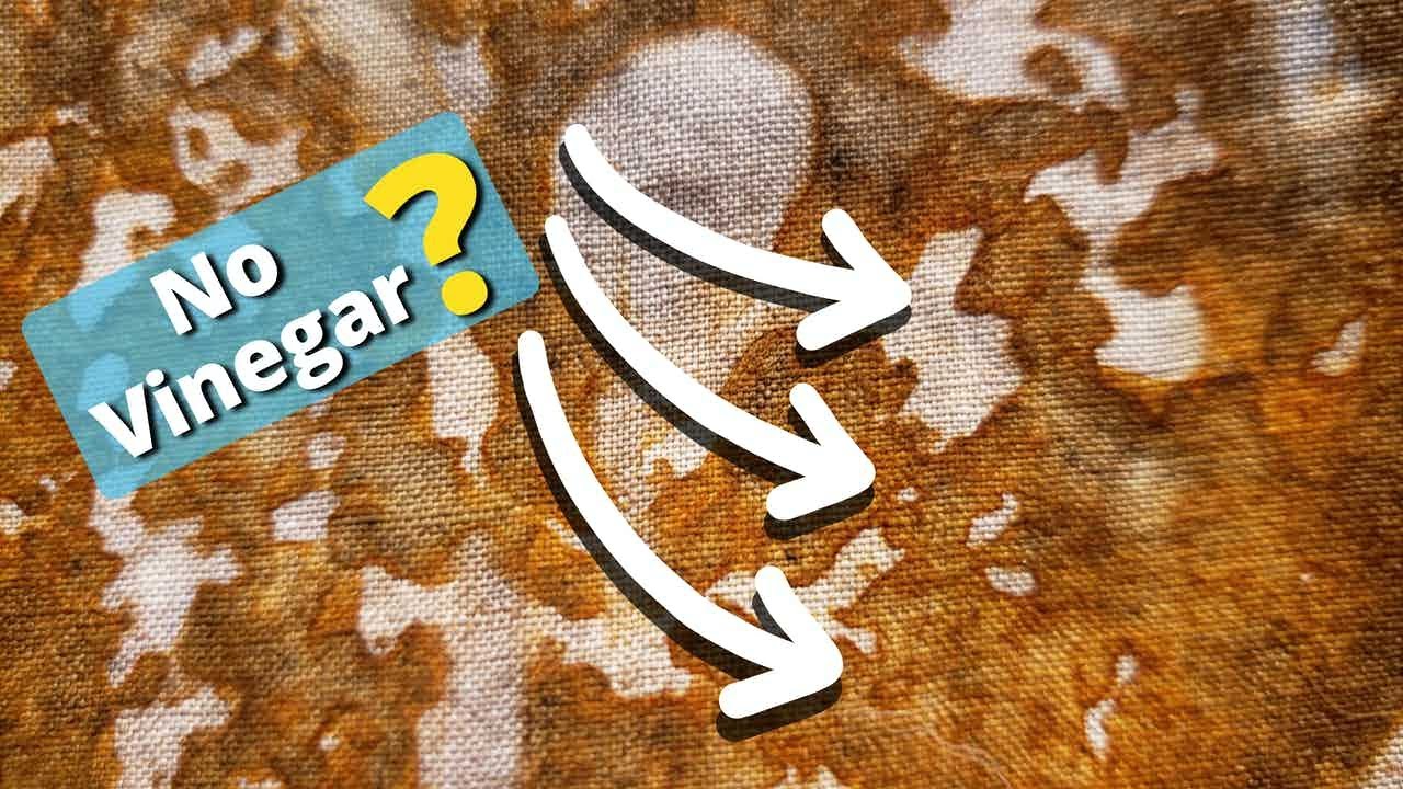 Ткань, окрашенная ржавчиной, БЕЗОПАСНО И ЛЕГКО