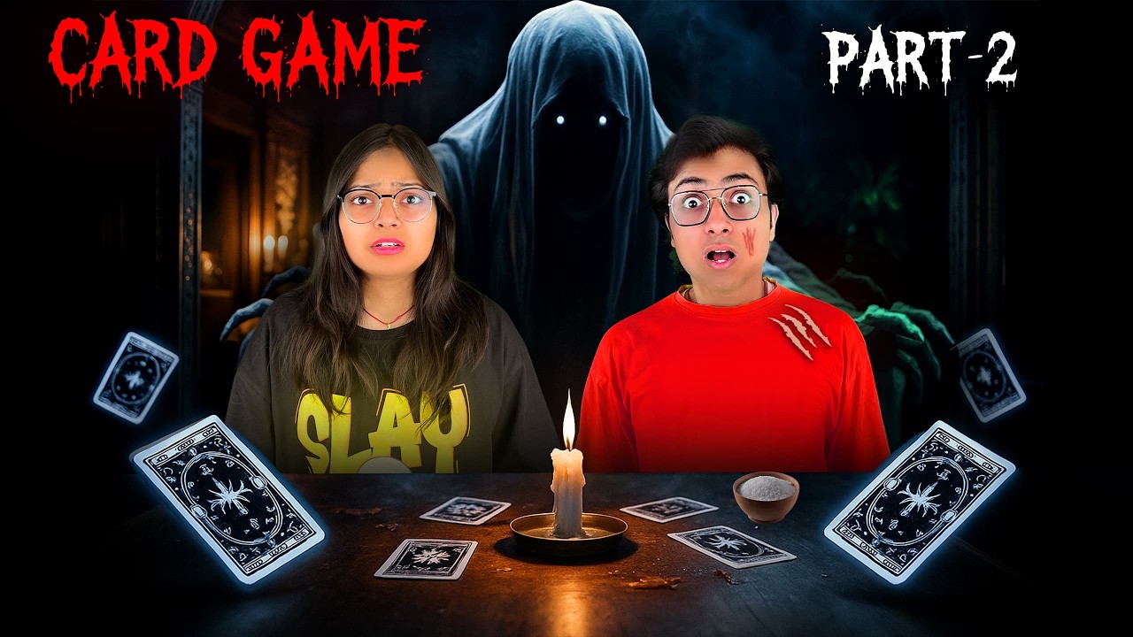 We did THE CARD GAME RITUAL at 3:33am Gone wrong (part-2)❌😱💀| @Thetargetsiblings @Anuusharma0012