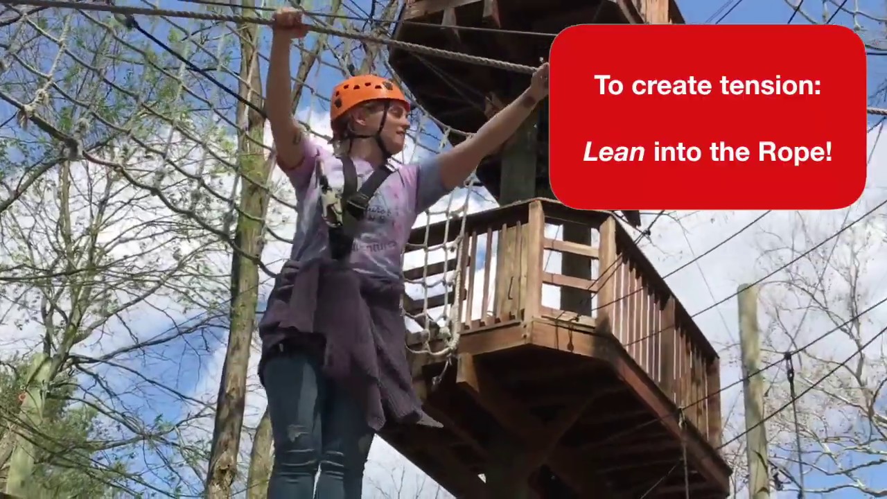 Tour of the Course: High Ropes Challenge Course at Terrapin Adventures