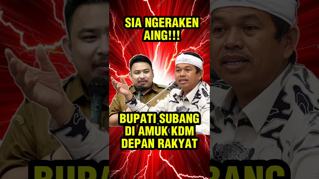 BUPATI SUBANG DI AMUK KDM DEPAN RAKYAT 