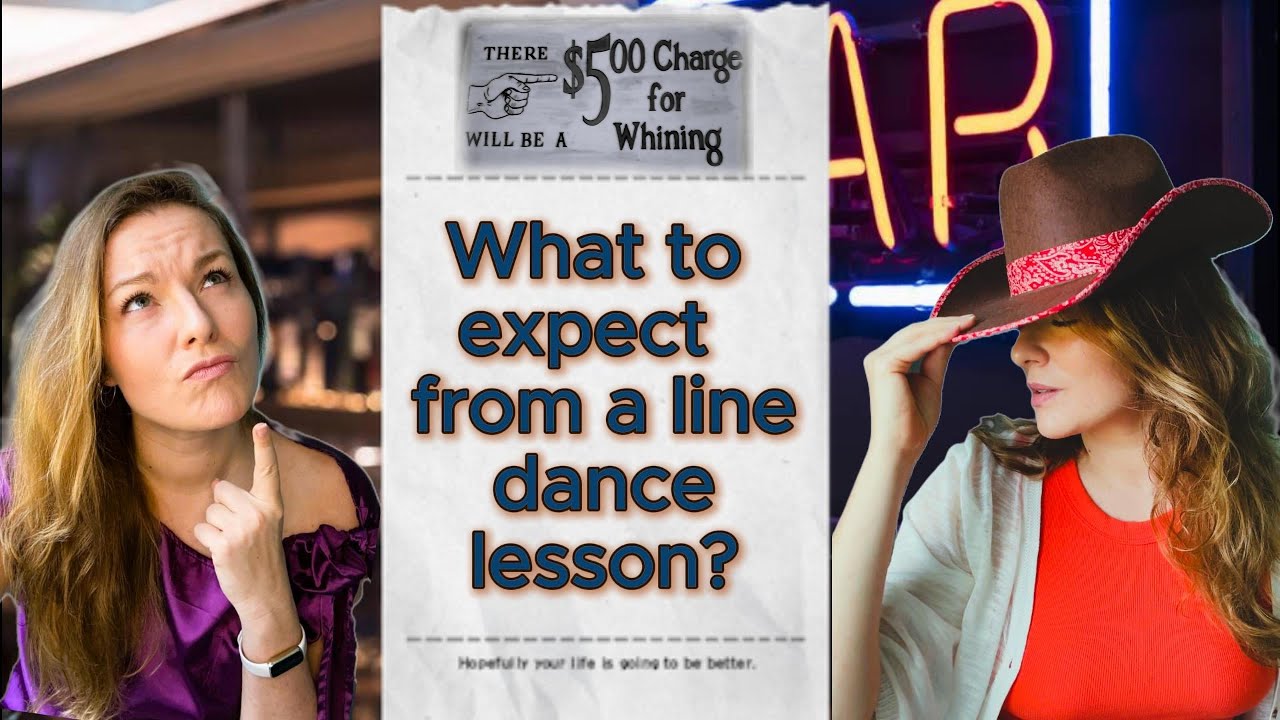 First line dancing lesson? Here's what to expect.