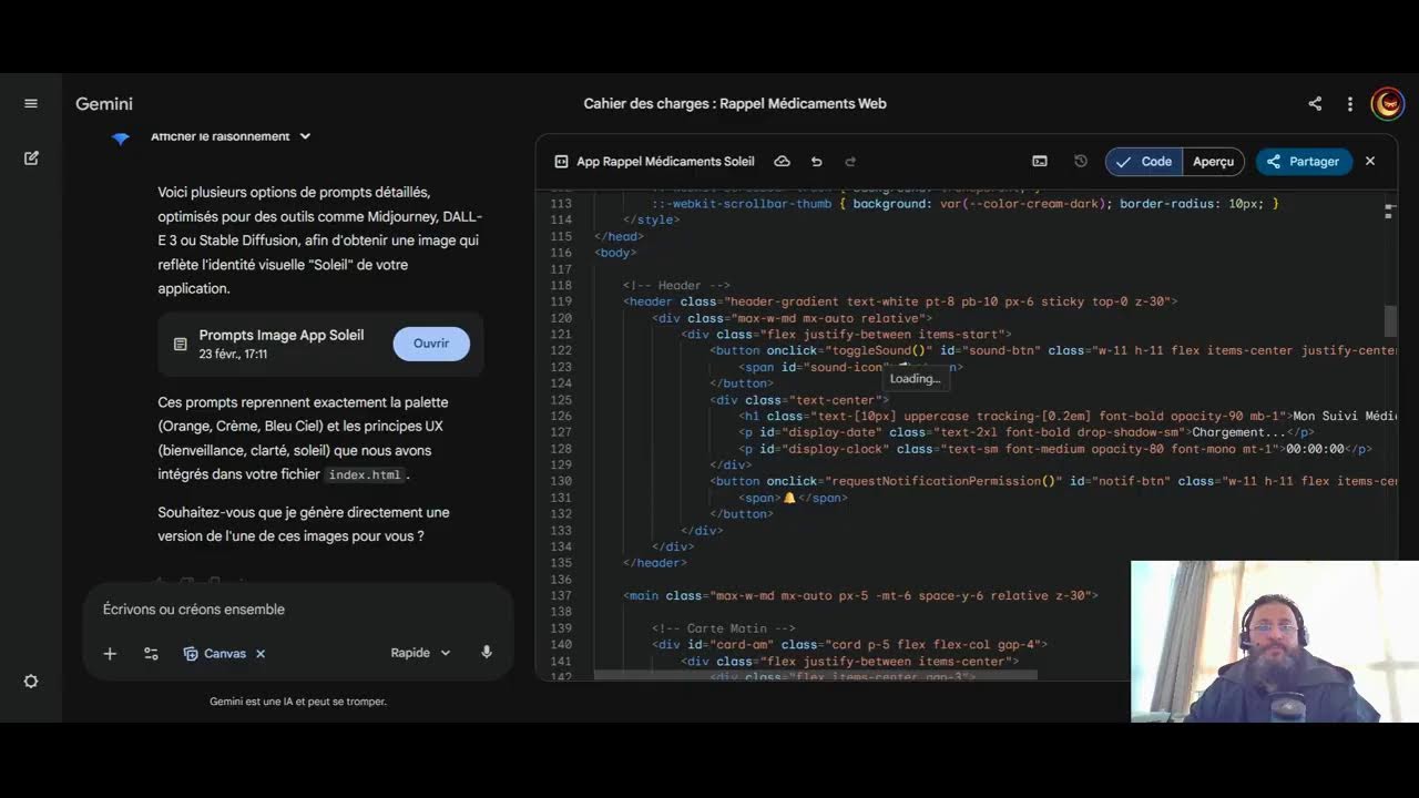 Cours n°1 en Vibe coding comment créer un application HTML