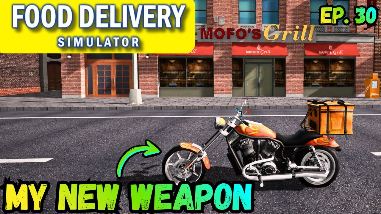 Unleashing My New Weapon On The Streets! Food Delivery Simulator Ep.30