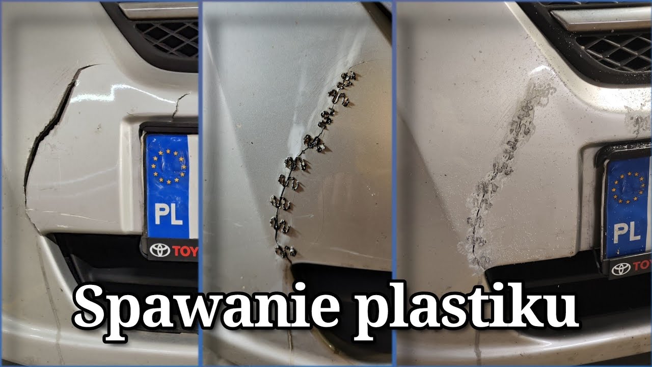 Spawanie plastiku naprawa zderzaka hot stapler jak to zrobić