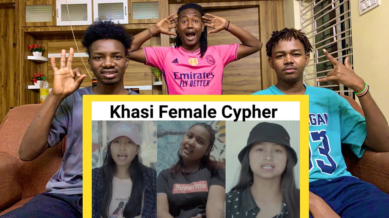 Africans React to Khasi Female Cypher (Official Music Video)