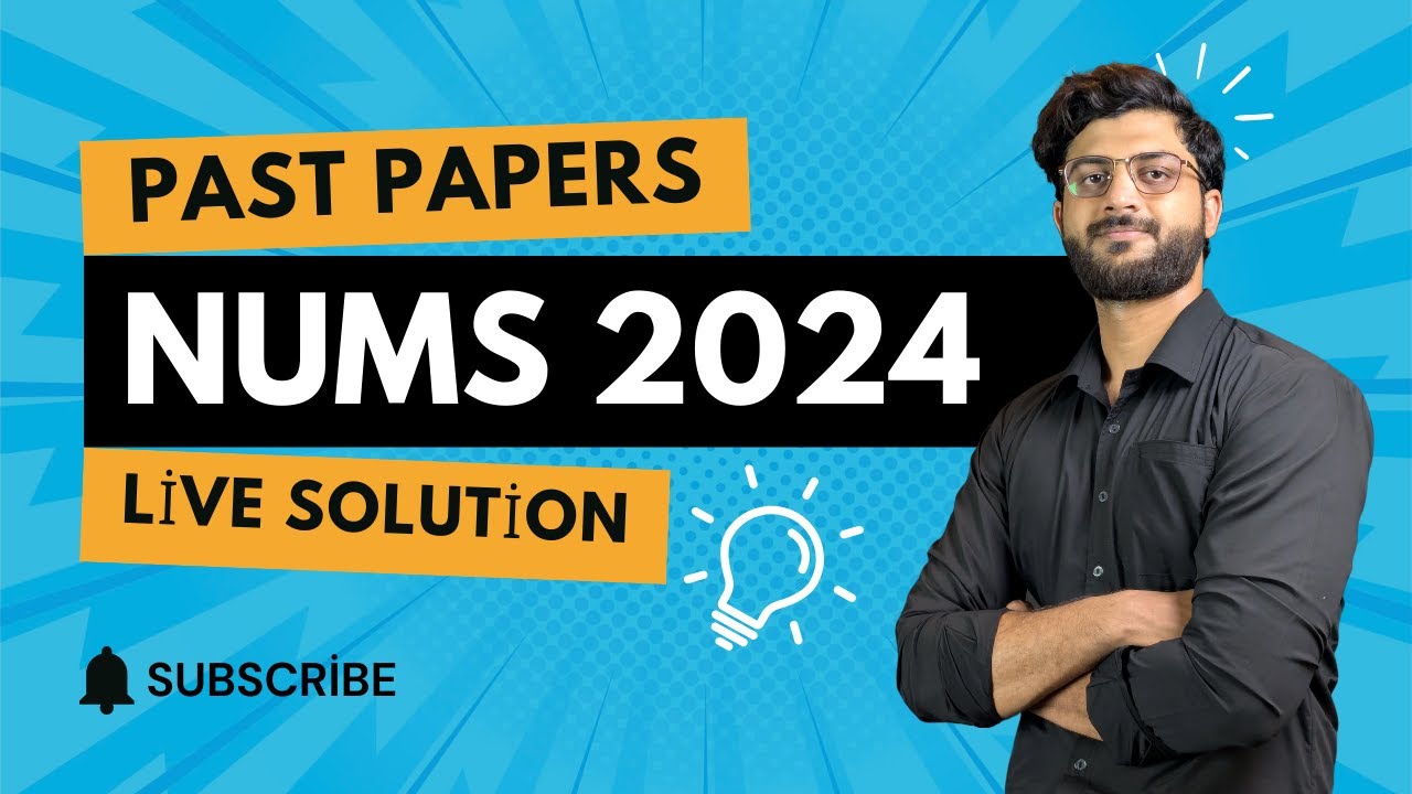MDCAT - NUMS 2025 - NUMS 2024 - Live Lecture - Hamza Ramzan Lec 28