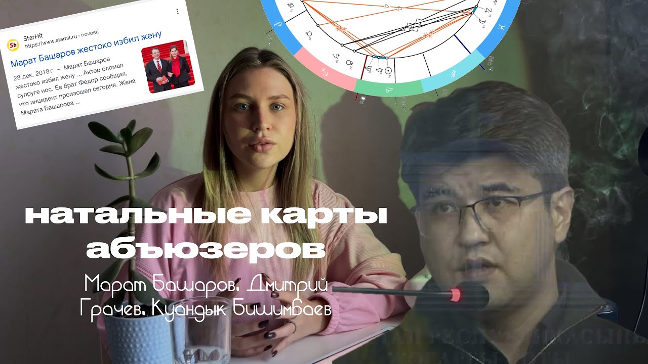НАТАЛЬНЫЕ КАРТЫ АБЬЮЗЕРОВ | разбор натальной карты Бишимбаева, обучение астрологии