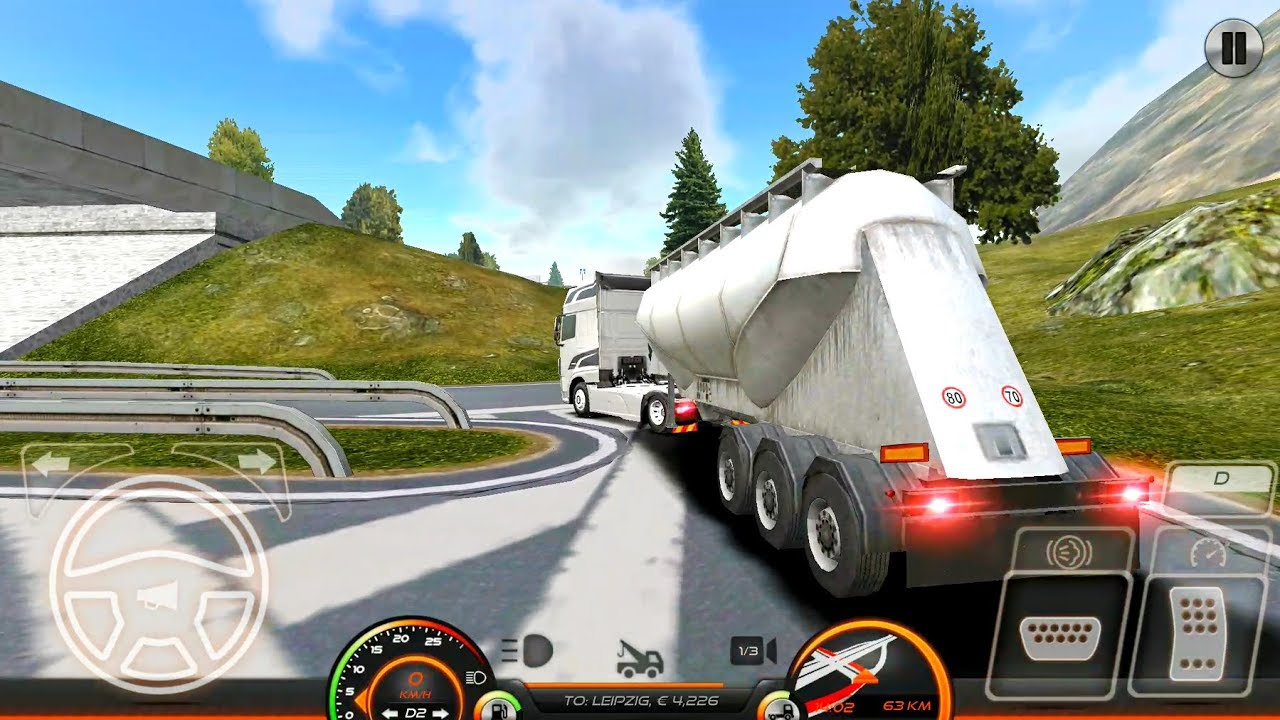 Truck Simulator Europe 2 - Cement Truck Transport - Android Gameplay FHD