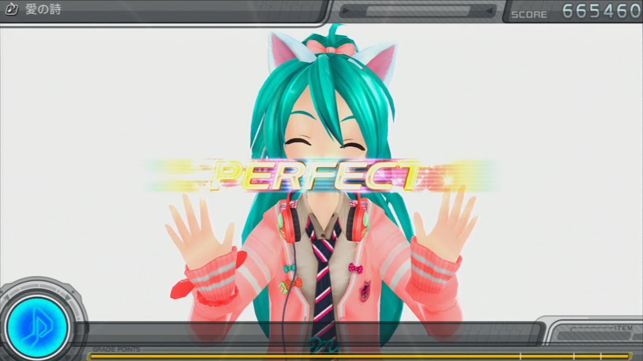【Project Diva F ENGLISH】【9.5★】 Love Song PV+Notes Edit