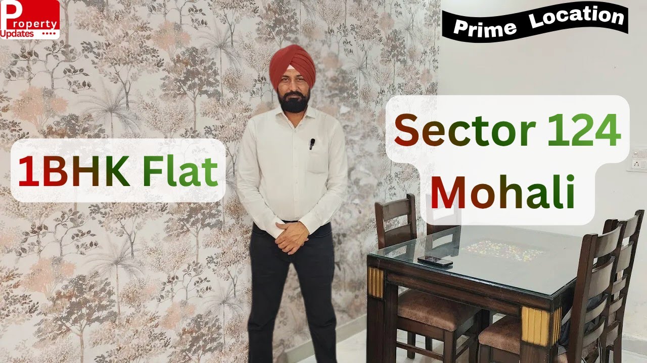 1BHK Flat in Sector 124 Mohali | Affordable Modern Living | Prime Location